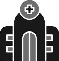 icono de vector de hospital