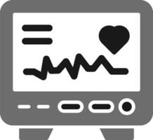 Electrocardiogram Vector Icon