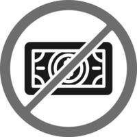 No Money Vector Icon