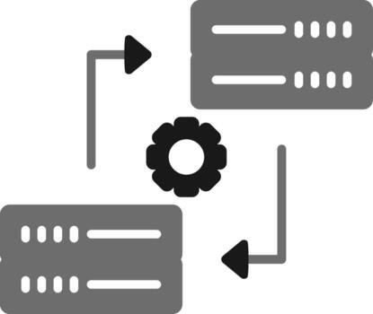 Data Synchronization Vector Icon