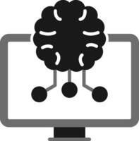 Machine Learning Vector Icon