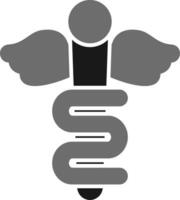 Rod Of Asclepius Vector Icon