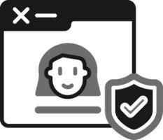 Cyber Security Vector Icon