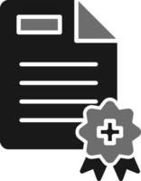 Medical Certificate Vector Icon