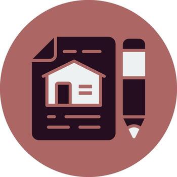 Contract Vector Icon