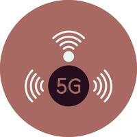 icono de vector de 5g