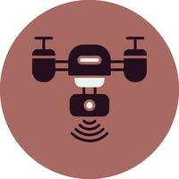 Smart Drone Vector Icon