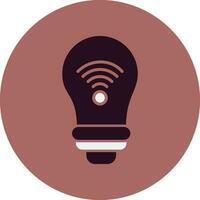 Smart Bulb Vector Icon