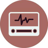 Electrocardiogram Vector Icon