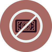 No Money Vector Icon