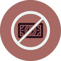 No Money Vector Icon