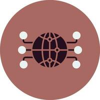Global Network Vector Icon