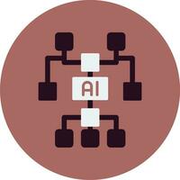 Artificial Intelligence Vector Icon