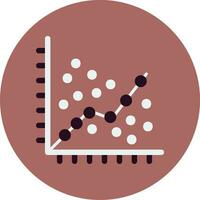 Linear Regression Vector Icon