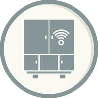 Smart Fridge Vector Icon