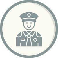 icono de vector de policía