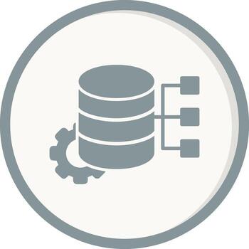 icono de vector de base de datos