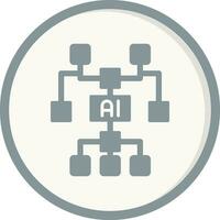 Artificial Intelligence Vector Icon