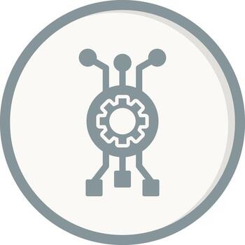 icono de vector de algoritmo