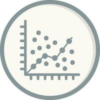 Linear Regression Vector Icon