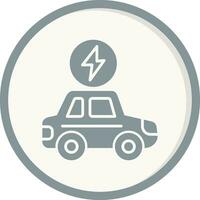 Electric Car Vector Icon