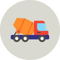 Concrete Mixer Vector Icon