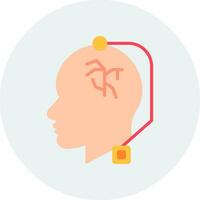 Deep Brain Stimulation Vector Icon