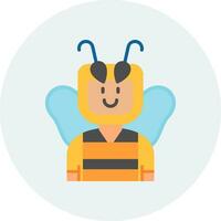 icono de vector de abeja