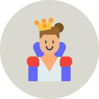 Queen Vector Icon