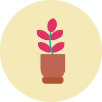 Ficus Elastica Vector Icon