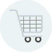 icono de vector de carrito de compras