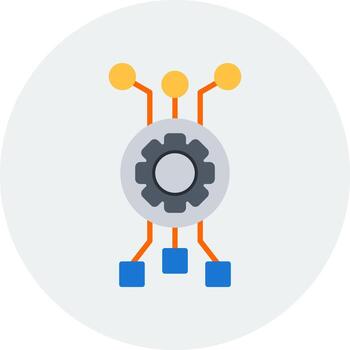 icono de vector de algoritmo