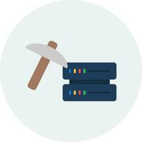 Data Mining Vector Icon