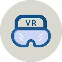 Virtual Glasses Vector Icon
