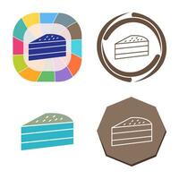 Cake Slice Vector Icon