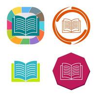 Unique Textbook Vector Icon