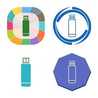 USB Drive Vector Icon