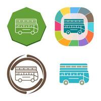 Double Bus Vector Icon