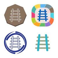 Train Tracks Vector Icon