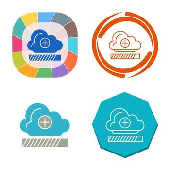 icono de vector de carga