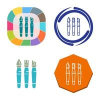 Brushes Vector Icon