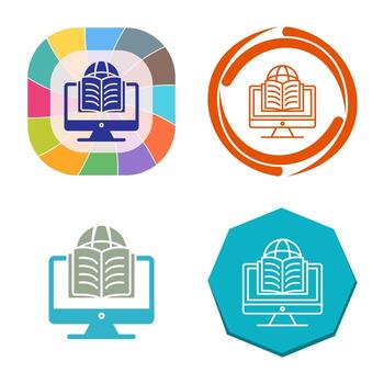 icono de vector de aprendizaje