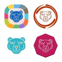 Polar Bear Vector Icon