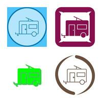 Trailer Vector Icon