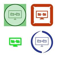 Unique File Sharing Vector Icon