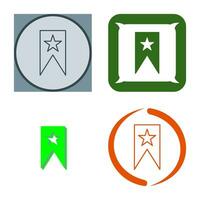 Unique Bookmarking Services Vector Icon