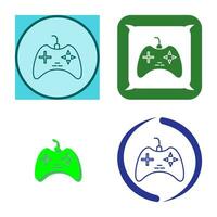 icono de vector de consola de juegos único