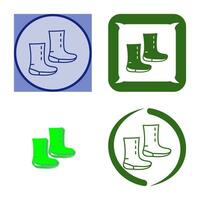 Unique Boots Vector Icon