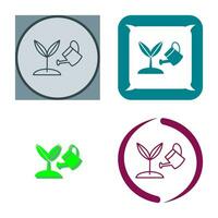 Growing Plant Vector Icon