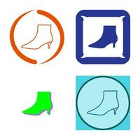 Boots with Heels Vector Icon